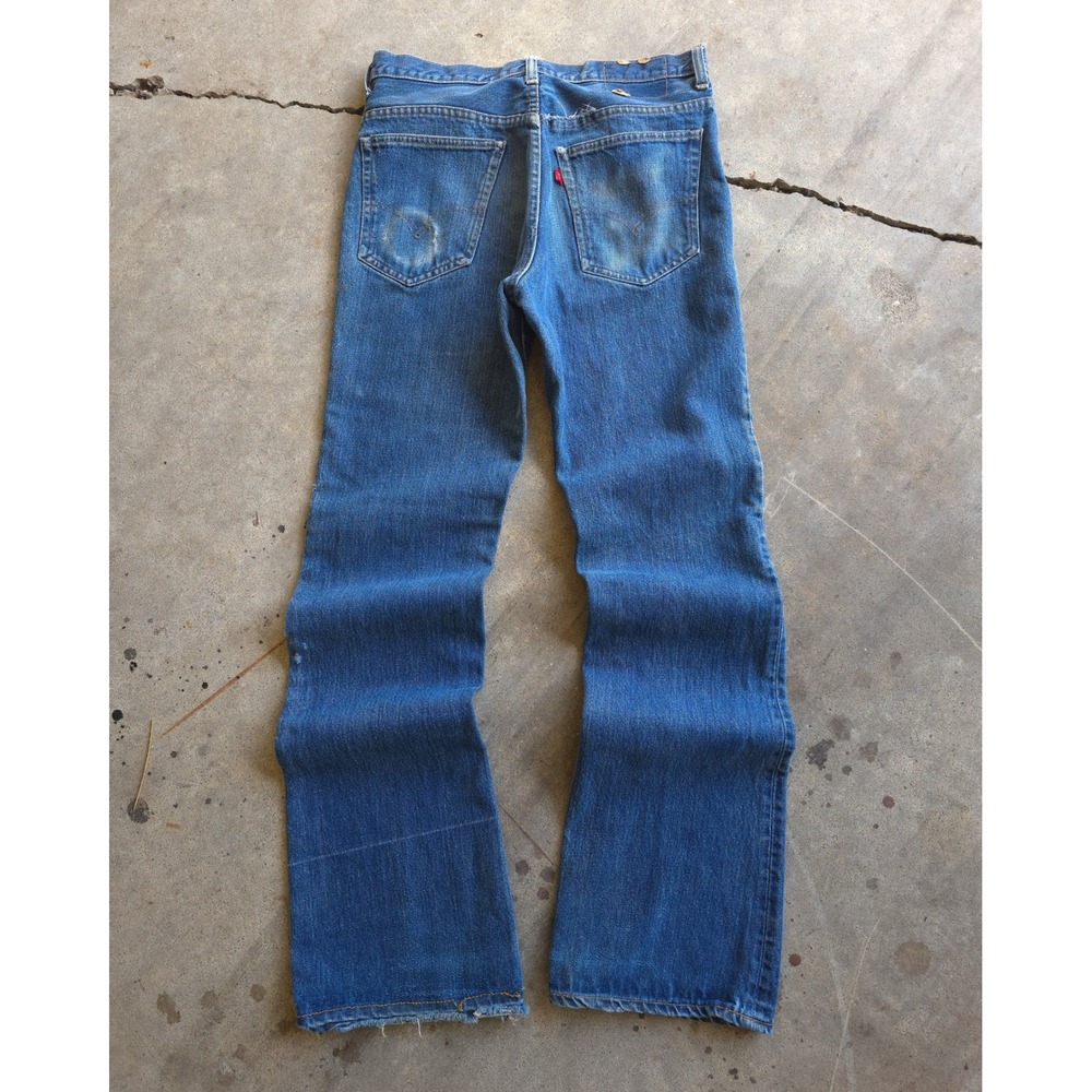 Vintage 1970s Levi's Blue Jeans 30x33 517 Single Stitch Made in USA